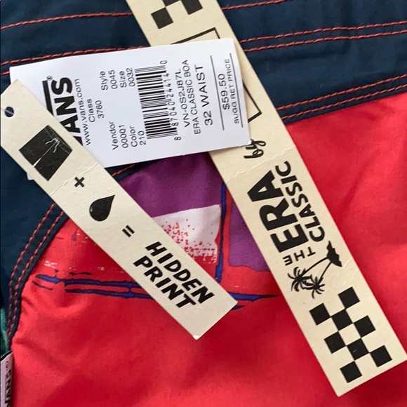 🔥VANS CLASSIC ERA BOARD SHORTS NWT - Picture 8 of 8